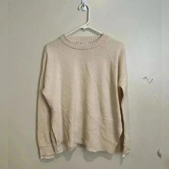 Derek Lam Crosby 10 Wool Cream Sweater - Picture 3 of 4
